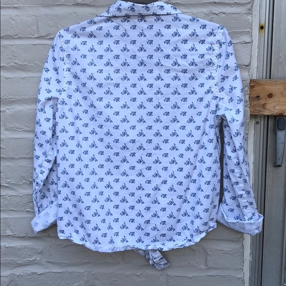 5 for $25 // Seven7 button up tie blouse - Picture 4 of 4